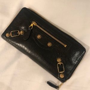 Authentic Balenciaga Classic Zip Wallet